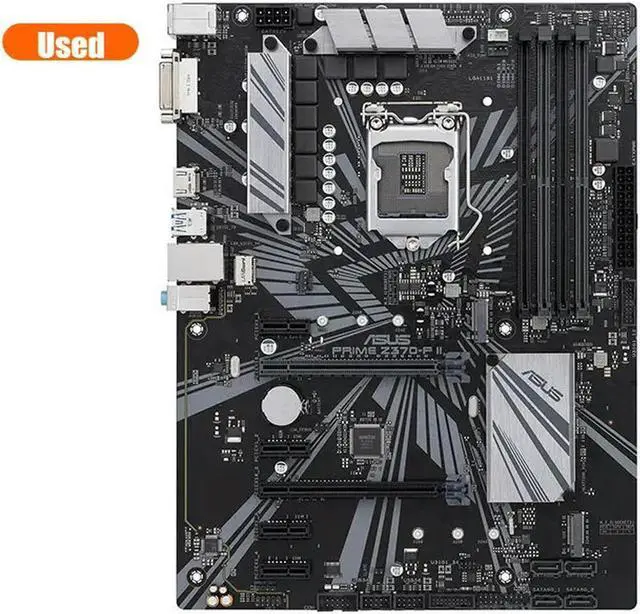 Alt view image 5 of 7 - ,LGA 1151 PRIME Z370-P II Motherboard Support 8th 9th-Gen Core i7 i5 i3 CPU PCI-E 3.0 DDR4 64GB Desktop Z370