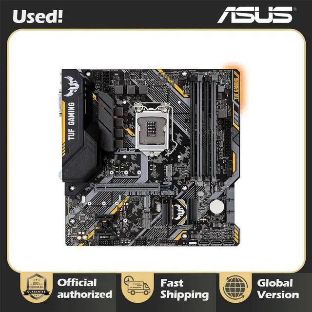 Alt view image 6 of 7 - B360M-PLUS GAMING S Motherboard LGA1151 B360 Chipset DIMM DDR4 Support i7 8700 8700K 8500 CPU