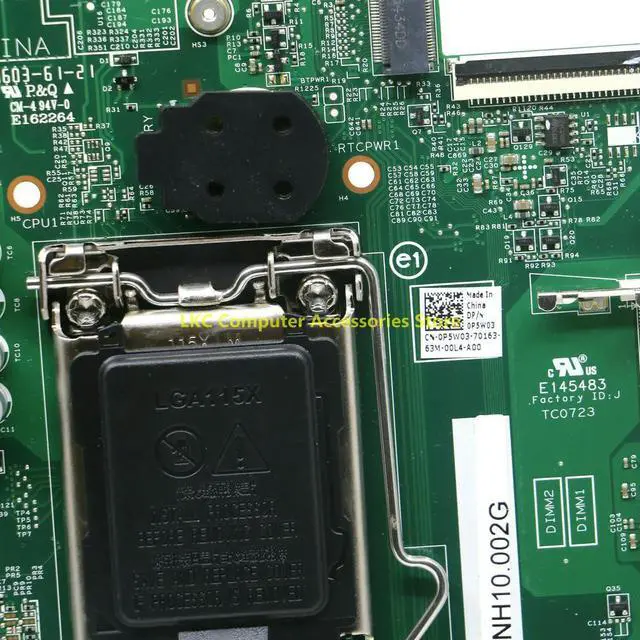 Alt view image 2 of 4 - For OptiPlex 3030 AIO All-In-One Motherboard 13048-1 LGA1150 DDR3 With GPU CN-0P5W03 0P5W03 P5W03 70MRT Mainboard