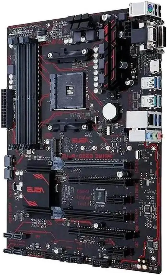 Alt view image 4 of 4 - B350 Motherboard PRIME B350-PLUS for Ryzen 7 5700x 5700x3d 5800x3d AM4 Motherboard for Ryzen 5 5600 5600G 5500 3600 5600X