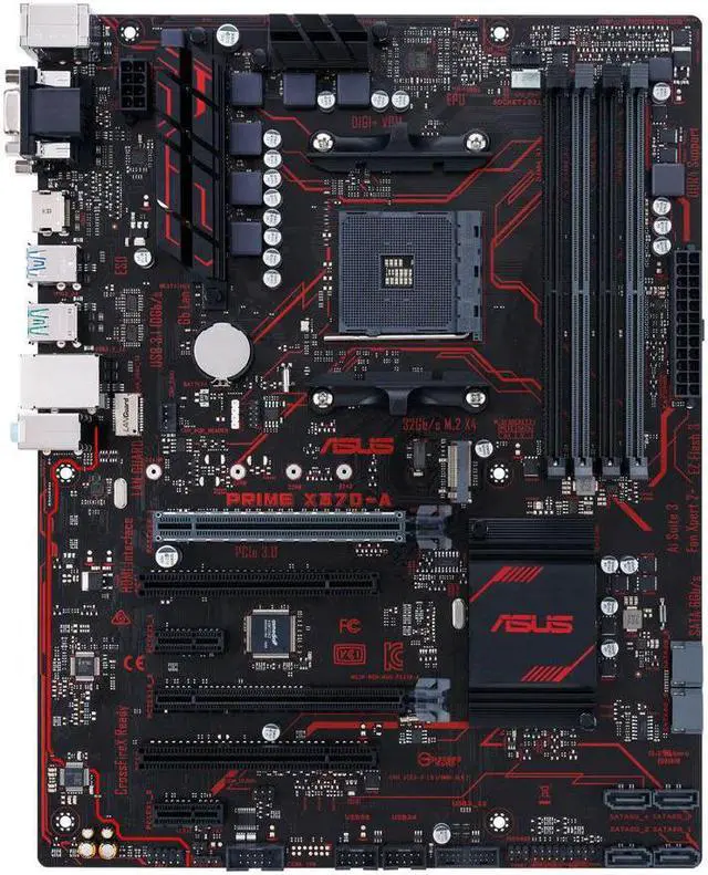 Alt view image 4 of 4 - X370 Motherboard PRIME X370-A for Ryzen 7 5700x 5700x3d 5800x3d AM4 Motherboard for Ryzen 5 5600 5600G 5500 3600 5600X