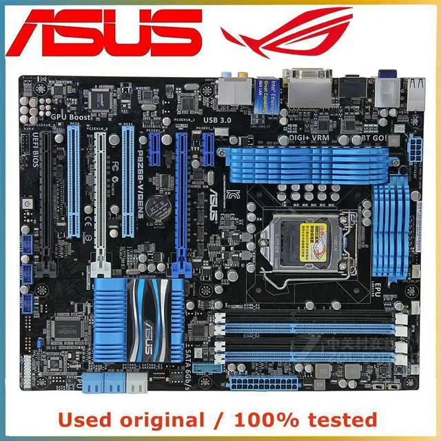 Alt view image 5 of 7 - For P8Z68-V/GEN3 Computer Motherboard LGA 1155 DDR3 32G For Z68 P8Z68 Desktop Mainboard SATA III PCI-E 3.0 X16