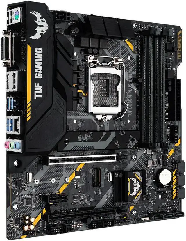 Alt view image 4 of 4 - Motherboard, TUF B365M-PLUS GAMING, B365 Chipset, LGA 1151 Socket for 8th 9th Gen Core, 8700K 9100F 9400F 9500 9700K 9600K