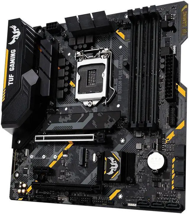Alt view image 2 of 4 - Motherboard, TUF B365M-PLUS GAMING, B365 Chipset, LGA 1151 Socket for 8th 9th Gen Core, 8700K 9100F 9400F 9500 9700K 9600K