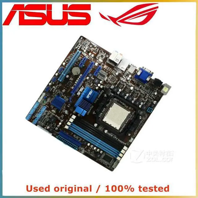 Alt view image 6 of 7 - For M4A88T-M Computer Motherboard AM3 DDR3 32G For 880G Desktop Mainboard USB2.0 SATA II