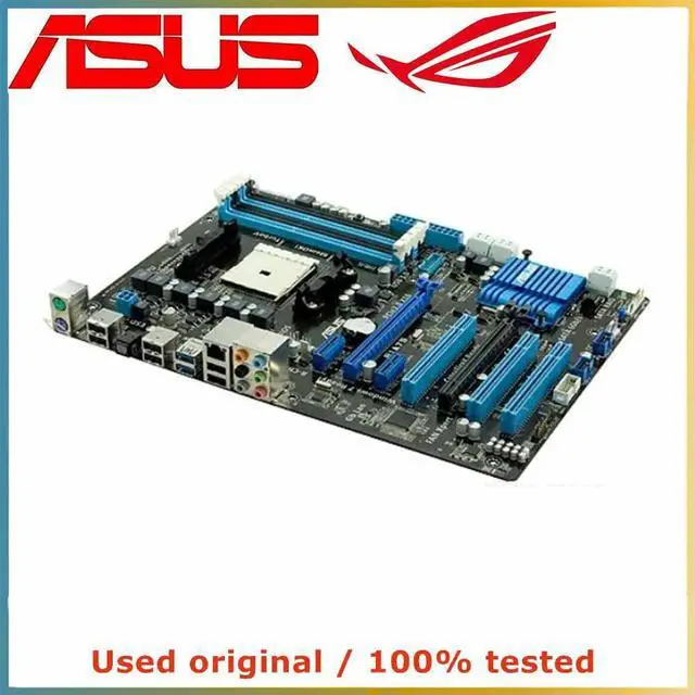 Alt view image 6 of 7 - For F1A75 Computer Motherboard FM1 DDR3 32G For A75 Desktop Mainboard  SATA III USB PCI-E 3.0 X16