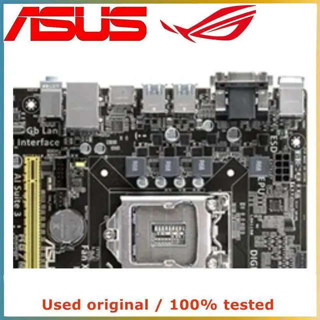 Alt view image 7 of 7 - For H87M-E Computer Motherboard LGA 1150 DDR3 32G For H87 Desktop Mainboard SATA III PCI-E 3.0 X16