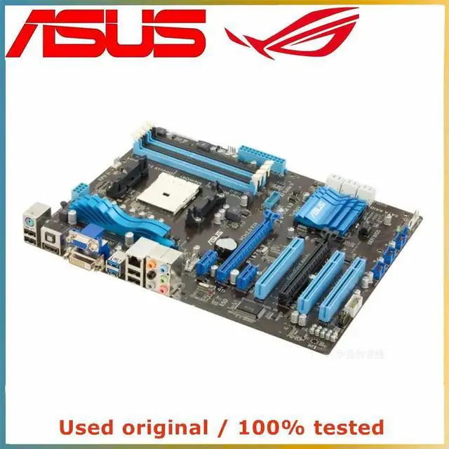 Alt view image 5 of 6 - For F1A75-V Computer Motherboard FM1 DDR3 32G For A75 Desktop Mainboard  SATA III USB PCI-E 3.0 X16
