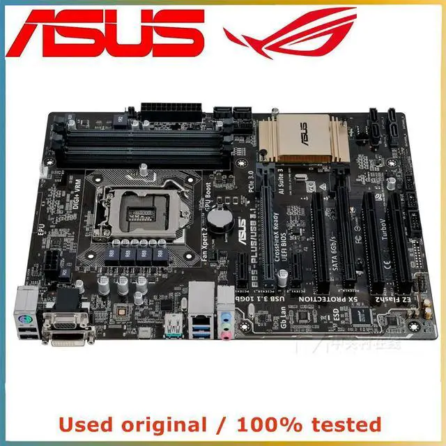 Alt view image 6 of 7 - For B85-PLUS/USB3.1 Computer Motherboard LGA 1150 DDR3 32G For B85 Desktop Mainboard SATA III PCI-E 3.0 X16