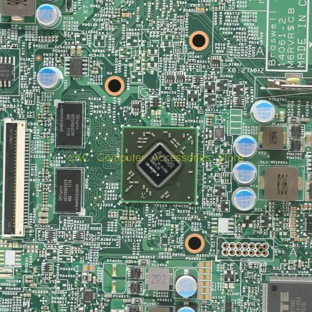 Alt view image 6 of 7 - FOR Vostro 3052 20-3052 AIO All-In-One Onboard GPU Motherboard H5M47 0H5M47 CN-0H5M47 Mainboard 14061-2 With CPU J3710