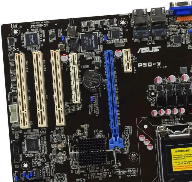 Alt view image 3 of 4 - LGA 1150 Motherboard P9D-V Motherboard DDR3 Support Xeon E3 Core i3 Cpus C224 32G PCI-E X16 1150 VGA USB3.0 SATA3 ATX
