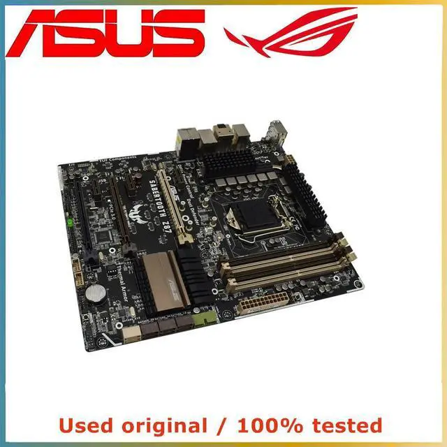 Alt view image 4 of 5 - For SABERTOOTH Z87  Computer Motherboard LGA 1150 DDR3 32G For Z87 Desktop Mainboard SATA III PCI-E 3.0 X16