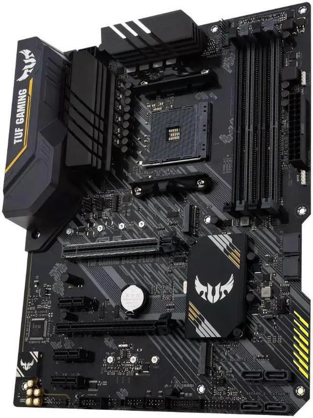 Alt view image 3 of 4 - B450 Motherboard TUF GAMING B450-PLUS II Supports Ryzen 7 1700 3700x Ryzen 5 2600 2600x 3500x 3600 5500 5600 5600G 4600G
