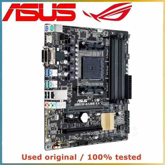 Alt view image 3 of 3 - For A88X For A88XM-A/USB 3.1 Computer Motherboard FM2 FM2+ DDR3 64G Desktop Mainboard  SATA III USB PCI-E 3.0 X16