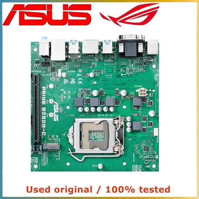 Alt view image 4 of 4 - For PRIME B250M-C Computer Motherboard LGA 1151 DDR4 64G For B250 Desktop Mainboard SATA III PCI-E 3.0 X16