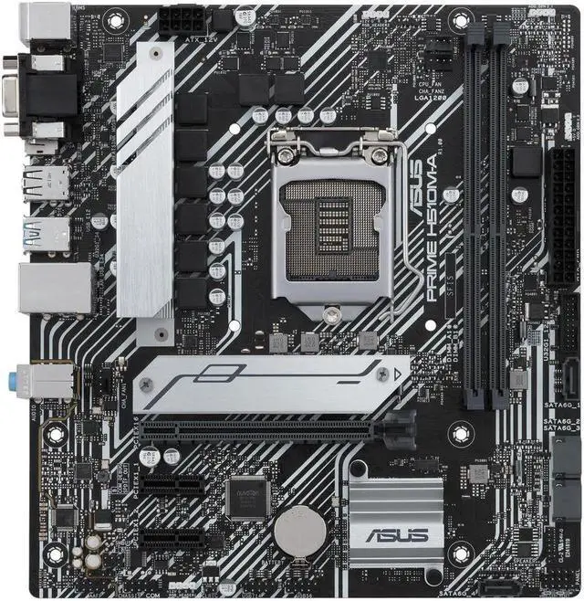 Main image of LGA 1200 PRIME H510M-A H510 Motherboard PCI-E 4.0 2 DDR4 64GB 4 SATA III Micro ATX Motherboard 1200 USB3.2