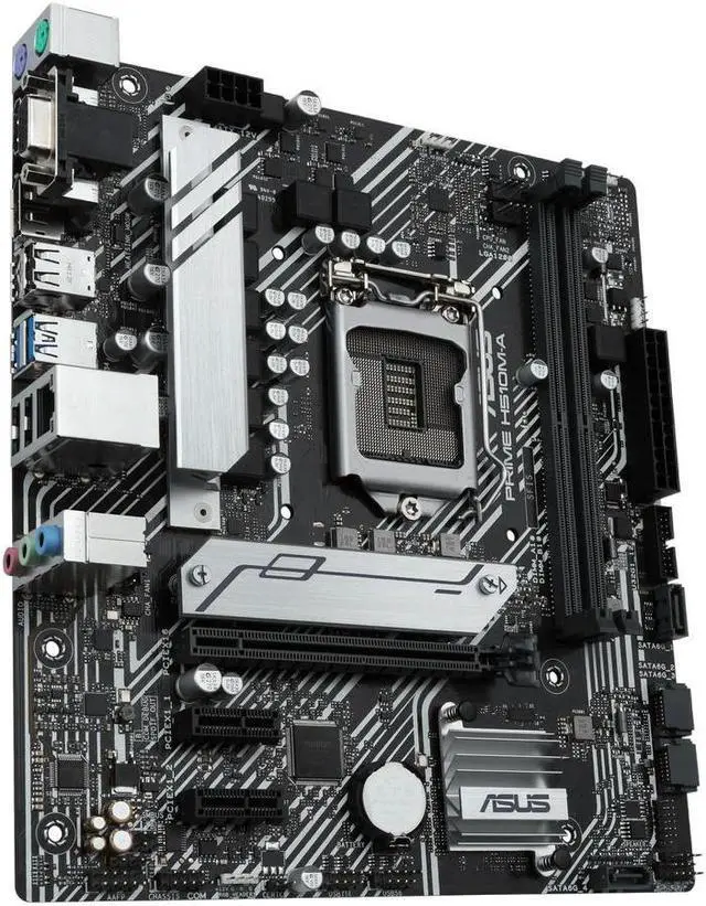 Alt view image 2 of 4 - LGA 1200 PRIME H510M-A H510 Motherboard PCI-E 4.0 2 DDR4 64GB 4 SATA III Micro ATX Motherboard 1200 USB3.2