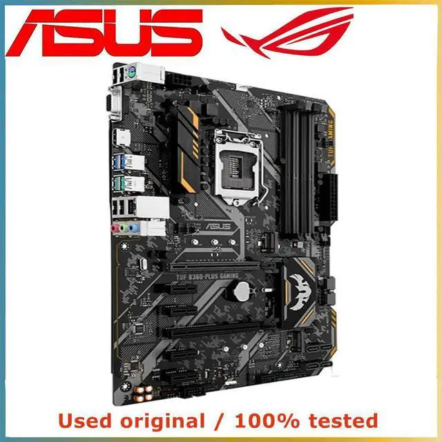 Alt view image 4 of 4 - For TUF B360-PLUS GAMING Computer Motherboard LGA 1151 DDR4 64G For B360 Desktop Mainboard SATA III PCI-E 3.0 X16