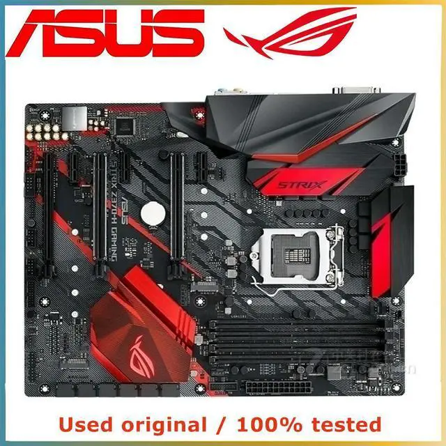Main image of For ROG STRIX Z370-H GAMING Computer Motherboard LGA 1151 DDR4 64G For Z370 Desktop Mainboard M.2 NVME PCI-E 3.0 X16
