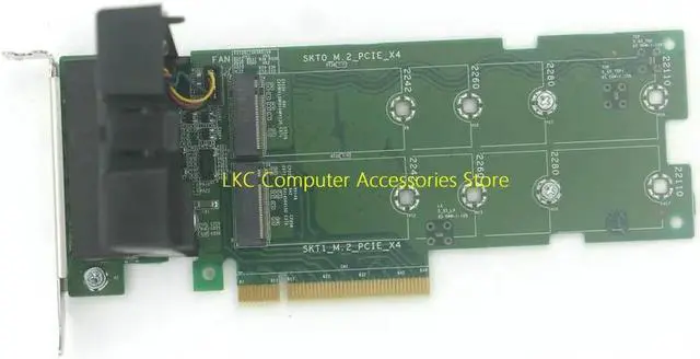 Alt view image 4 of 4 - For M.2 to PCIE SSD NVMe M.2 PCI-e 2x M.2 SSD Solid State Storage Adapter Card NVME NGFF 9C5W2 09C5W2 CN-09C5W2