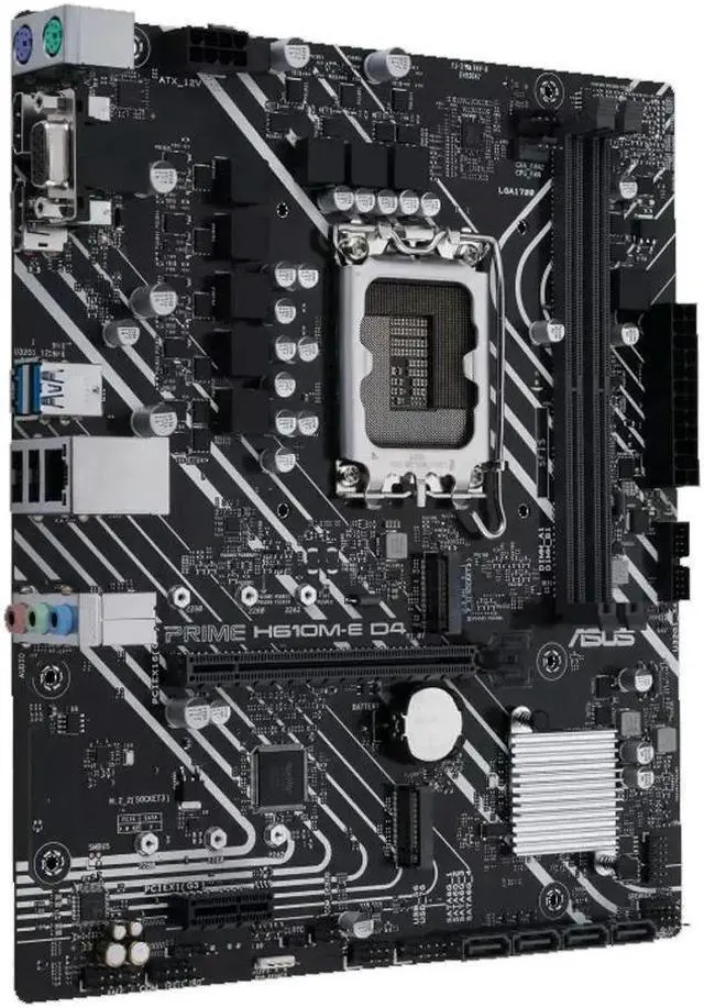 Alt view image 3 of 4 - PRIME H610M-E D4 motherboard supports LGA1700 DDR4PCIe 4.0, dual M.2 slots, Realtek 1G network card M-ATX motherboards