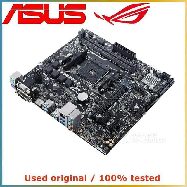 Alt view image 2 of 4 - For A320 For PRIME A320M-E Computer Motherboard AM4 DDR4 32G Desktop Mainboard  SATA III USB PCI-E 3.0 X16
