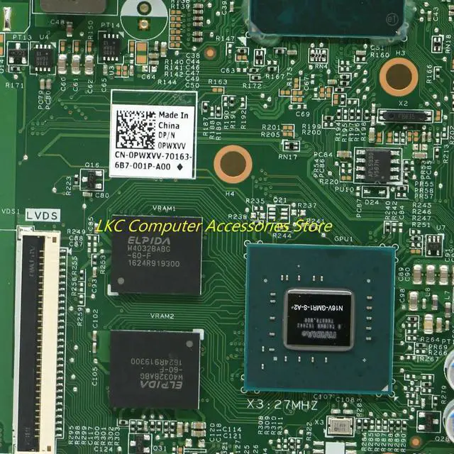 Alt view image 3 of 4 - FOR Inspiron 3264 3464 AIO All-In-One Motherboard PWXVV 0PWXVV CN-0PWXVV 15107-1 Mainboard I3-7100U With GPU 100%Tested