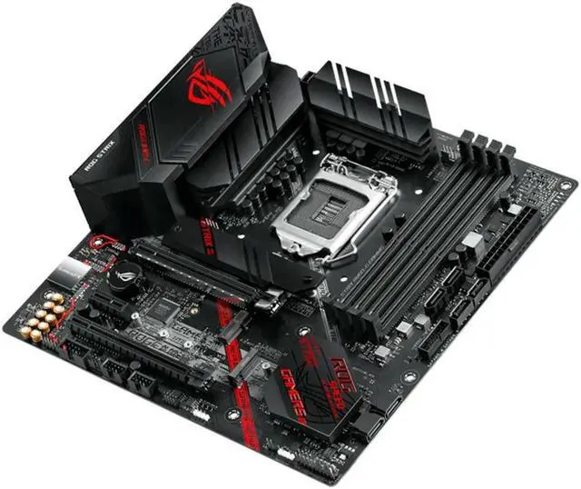 Alt view image 3 of 4 - ROG STRIX B460-G GAMING motherboard Socket 1200 supports 10th Gen Core, Pentium Gold and Celeron CPU processors