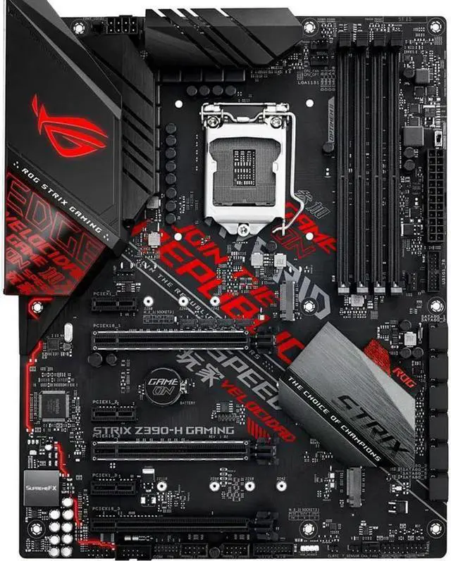 Main image of ROG Strix Z390-H Gaming Motherboard LGA1151 (8th and 9th Gen) ATX DDR4 DP HDMI M.2 USB 3.1 Gen2 Gigabit LAN