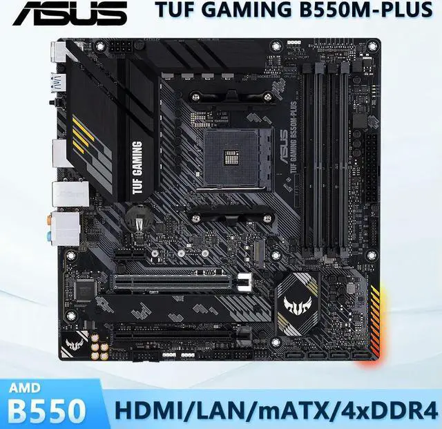 CPU ASUS TUF GAMING B550-PLUS Ryzen 5 5600x ASUS TUF GAMING B550-PLUS AMD AM4 (3rd Gen Ryzen™) ATX