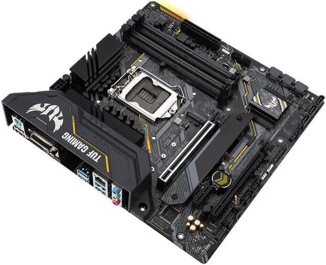 Alt view image 4 of 4 - TUF GAMING B460M-PLUS  mATX B460 DDR4, SATA 6 Gbps, USB 3.2 Gen 1 128G LGA 1200 CPU Motherboard