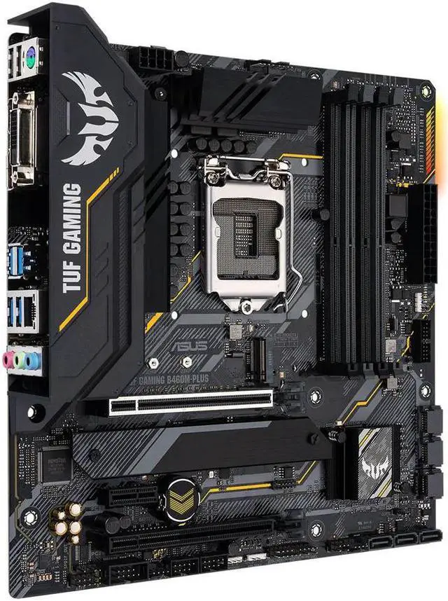 Alt view image 3 of 4 - TUF GAMING B460M-PLUS  mATX B460 DDR4, SATA 6 Gbps, USB 3.2 Gen 1 128G LGA 1200 CPU Motherboard
