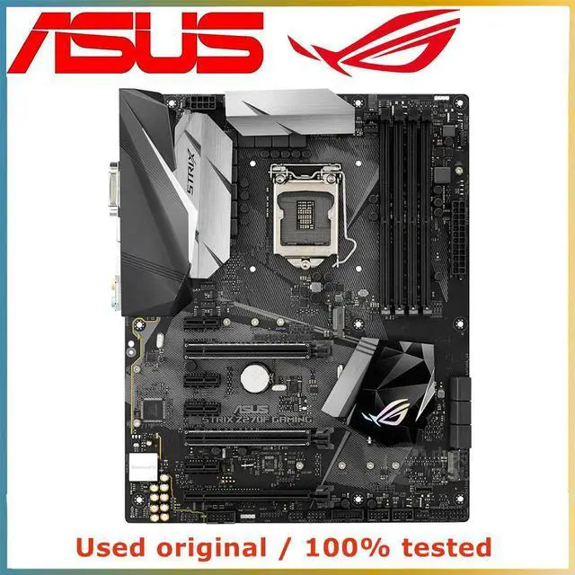 Alt view image 2 of 4 - For ROG STRIX Z270F GAMING Computer Motherboard LGA 1151 DDR4 64GB For Z270 Desktop Mainboard M.2 NVME PCI-E 3.0 X16