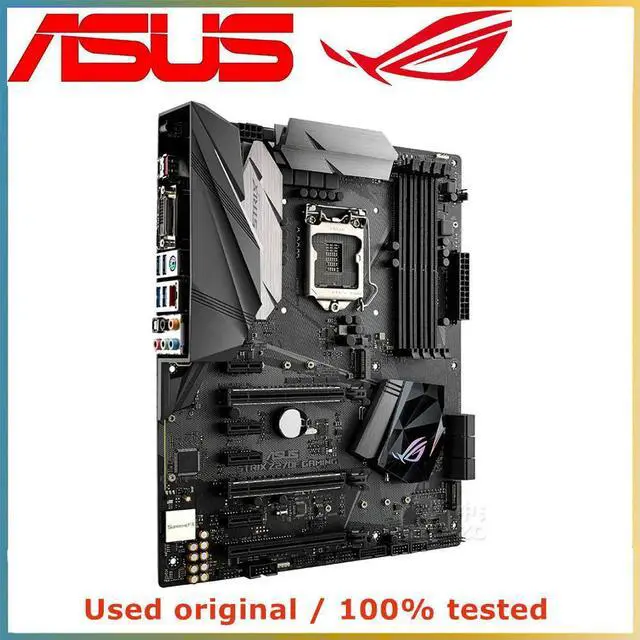 Alt view image 4 of 4 - For ROG STRIX Z270F GAMING Computer Motherboard LGA 1151 DDR4 64GB For Z270 Desktop Mainboard M.2 NVME PCI-E 3.0 X16