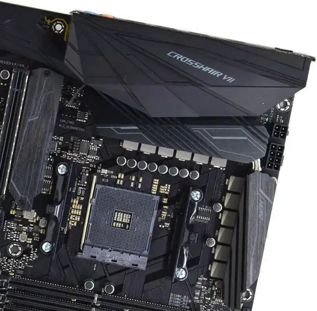 Alt view image 3 of 4 - ROG Motherboard ROG CROSSHAIR VII HERO With X470 Chipset AM4 Socket for Ryzen 3000 5000 Series Processors Supports DDR4