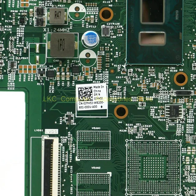 Alt view image 2 of 4 - FOR Inspiron 3464 AIO All-In-One Motherboard JYH5J 0JYH5J CN-0JYH5J 15107-1 Mainboard With I5-7200U 100%Tested