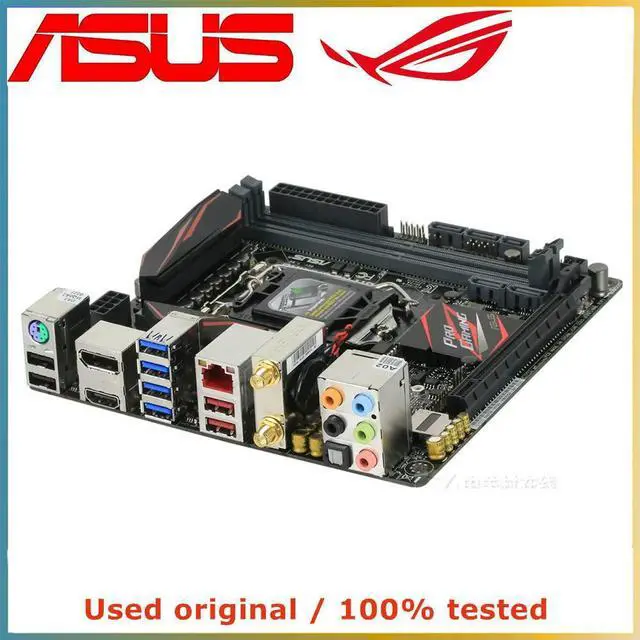Alt view image 4 of 4 - MINI ITX For Z170I PRO GAMING Computer Motherboard LGA 1151 DDR4 For Z170 Desktop Mainboard M.2 NVME PCI-E 3.0 X16