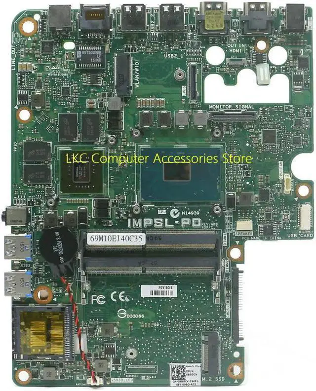 Main image of FOR Inspiron 24 7459 AIO All-In-One Motherboard 8GGCV 08GGCV CN-08GGC IMPSL-PO IMPSL-PD I5-6300HQ With GeForce 940M GPU