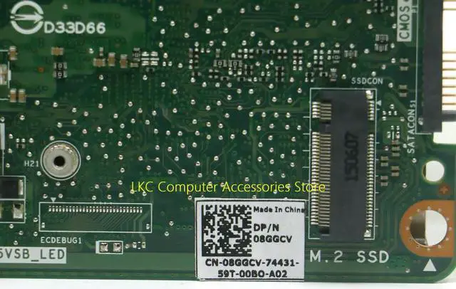 Alt view image 2 of 4 - FOR Inspiron 24 7459 AIO All-In-One Motherboard 8GGCV 08GGCV CN-08GGC IMPSL-PO IMPSL-PD I5-6300HQ With GeForce 940M GPU