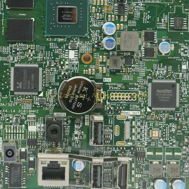 Alt view image 2 of 4 - FOR Inspiron 24 3464 AIO All-In-One Motherboard PGMR1 0PGMR1 CN-0PGMR1 15107-1 I5-7200U With GPU