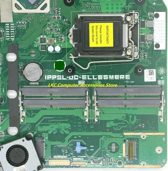Alt view image 3 of 4 - FOR XPS 27 7760 Workstation All-in-One Motherboard T12MX 0T12MX CN-0T12MX IPPSL-DC-ELLESMERE With RX470 4GB 100% Tested