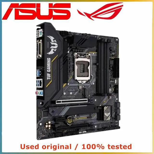 Alt view image 2 of 4 - For TUF GAMING B460M-PLUS Computer Motherboard LGA 1200 DDR4 128G For B460 Desktop Mainboard M.2 NVME PCI-E 3.0 X16
