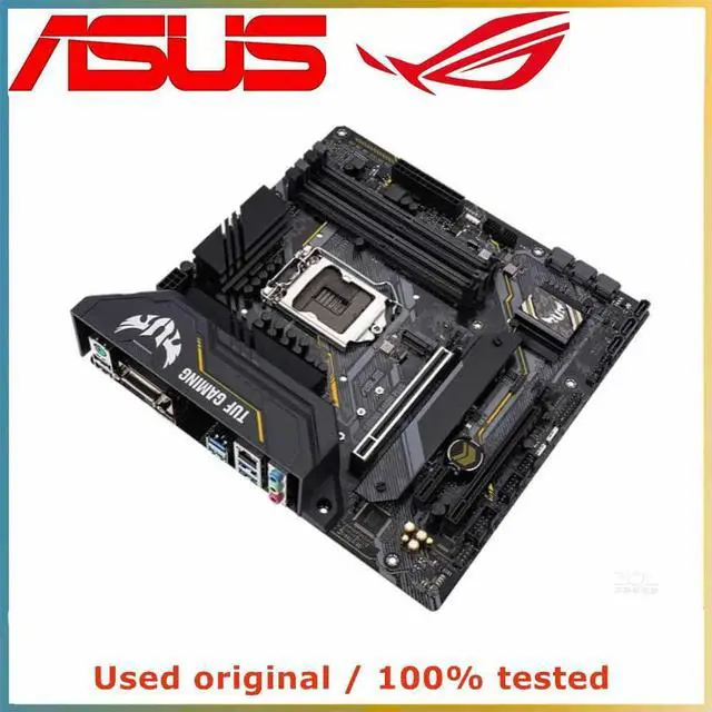 Alt view image 3 of 4 - For TUF GAMING B460M-PLUS Computer Motherboard LGA 1200 DDR4 128G For B460 Desktop Mainboard M.2 NVME PCI-E 3.0 X16