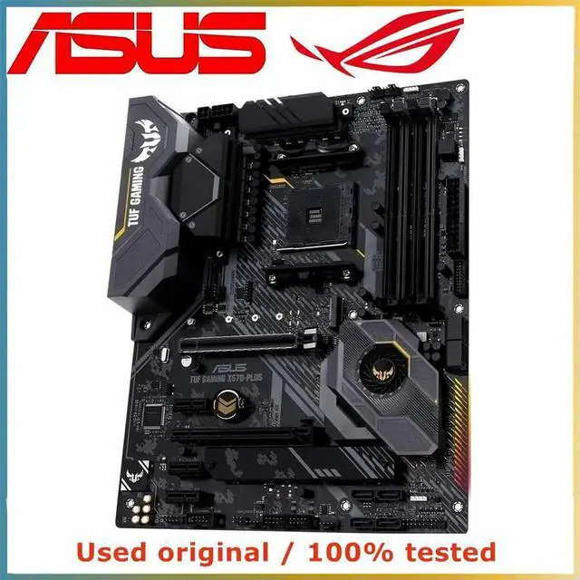 Alt view image 4 of 4 - For X570 For TUF GAMING X570-PLUS Computer Motherboard AM4 DDR4 128G Desktop Mainboard M.2 NVME PCI-E 3.0 X16