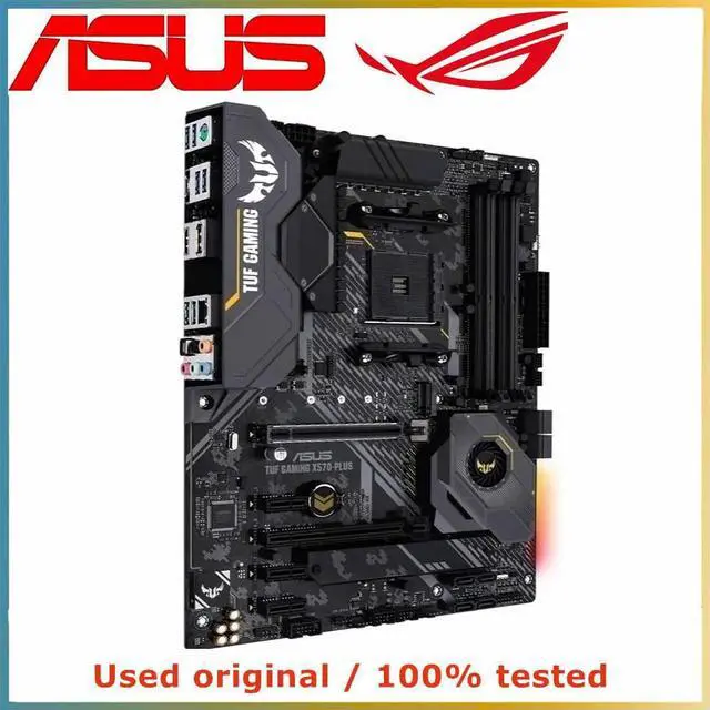 Alt view image 3 of 4 - For X570 For TUF GAMING X570-PLUS Computer Motherboard AM4 DDR4 128G Desktop Mainboard M.2 NVME PCI-E 3.0 X16