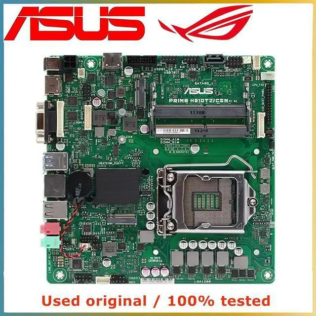 Main image of H510 MINI ITX For H510T2/CSM H510T2 Computer Motherboard LGA 1200 DDR4 Desktop Mainboard M.2 NVME PCI-E 3.0 X16