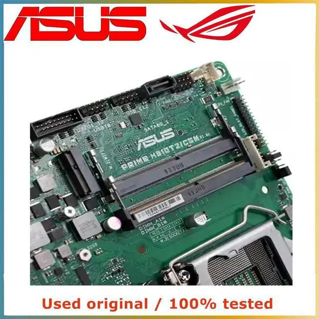 Alt view image 2 of 4 - H510 MINI ITX For H510T2/CSM H510T2 Computer Motherboard LGA 1200 DDR4 Desktop Mainboard M.2 NVME PCI-E 3.0 X16
