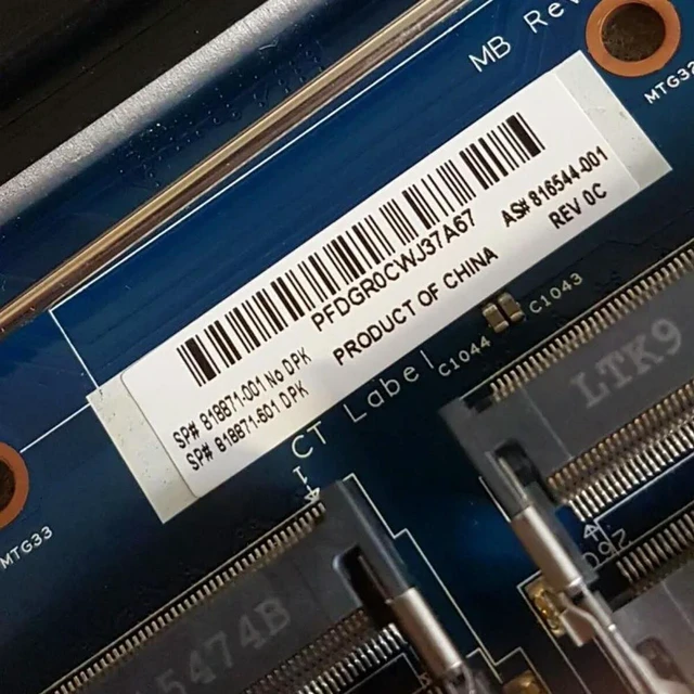 Alt view image 2 of 4 - 818871-001 ForZ1 G3 Motherboard 14077-1 816544-001 818871-601 Mainboard 100% Tested Fully Work
