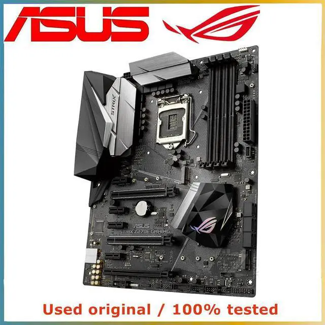 Alt view image 3 of 4 - For ROG STRIX Z270E GAMING Computer Motherboard LGA 1151 DDR4 64GB For Z270 Desktop Mainboard M.2 NVME PCI-E 3.0 X16