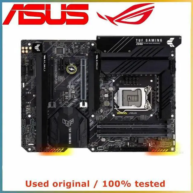 Alt view image 2 of 4 - For GAMING Z590-PLUS Computer Motherboard LGA 1200 DDR4 128G For Z590 Desktop Mainboard M.2 NVME PCI-E 4.0 X16
